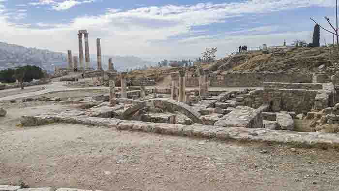 177 - Jordania - Amman - Ciudadela - iglesia bizantina